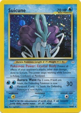 Suicune - 14/64 - Holo - Unlimited