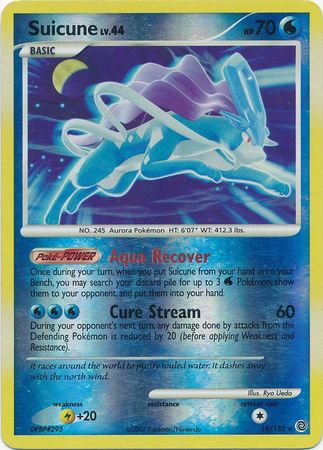 Suicune - 19/132 - Holo Rare - Reverse Holo available at 401 Games Canada