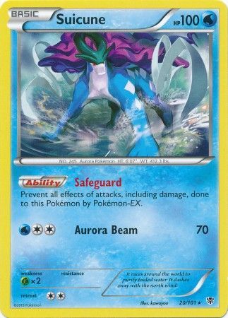 Suicune - 20/101 - Rare available at 401 Games Canada