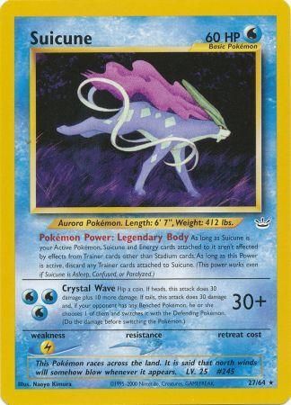 Suicune - 27/64 - Rare - Unlimited available at 401 Games Canada