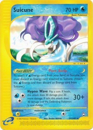 Suicune - 37/147 - Rare available at 401 Games Canada