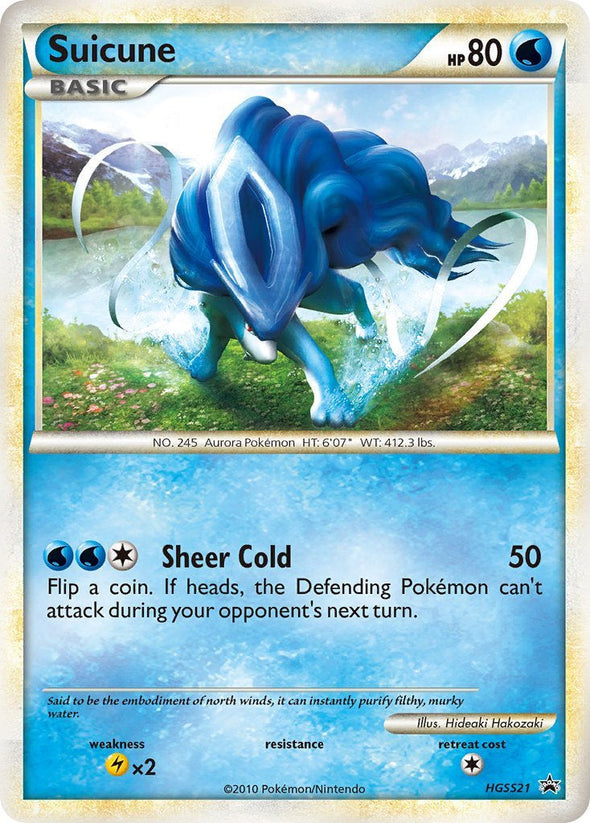 Suicune - HGSS21 - Ultra Rare available at 401 Games Canada