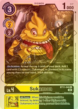 Sukamon (Foil) - BT11-040 - Uncommon available at 401 Games Canada