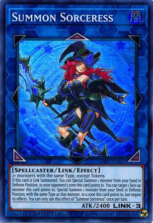 Summon Sorceress - SOFU-ENSE2 - Super Rare - Limited Edition available at 401 Games Canada