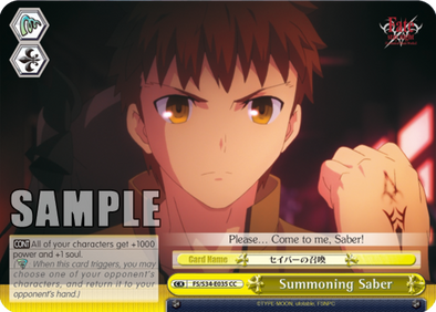 Summoning Saber - FS/S34-E035 - Climax Common available at 401 Games Canada