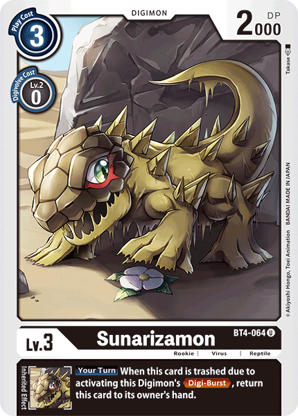 Sunarizamon - BT4-064 - Uncommon available at 401 Games Canada