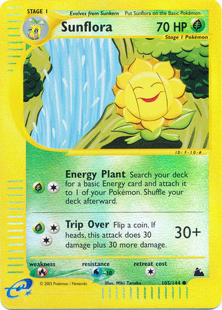 Sunflora - 105/144 - Common - Reverse Holo available at 401 Games Canada