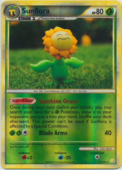 Sunflora - 31/123 - Rare - Reverse Holo available at 401 Games Canada