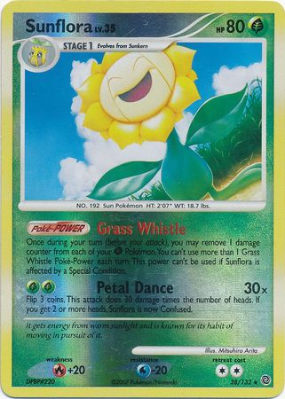 Sunflora - 38/132 - Rare - Reverse Holo available at 401 Games Canada