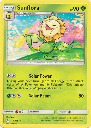 Sunflora - 8/236 - Rare available at 401 Games Canada