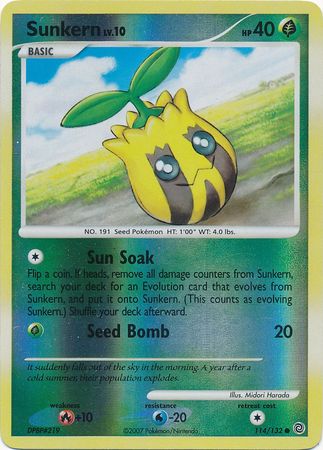 Sunkern - 114/132 - Common - Reverse Holo available at 401 Games Canada