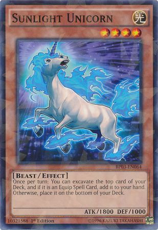 Sunlight Unicorn - BP03-EN064 - Rare - 1st Edition available at 401 Games Canada