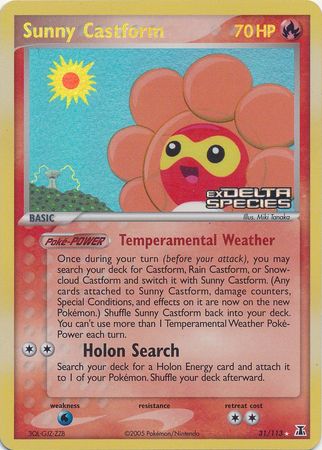 Sunny Castform - 31/113 - Rare - Reverse Holo available at 401 Games Canada