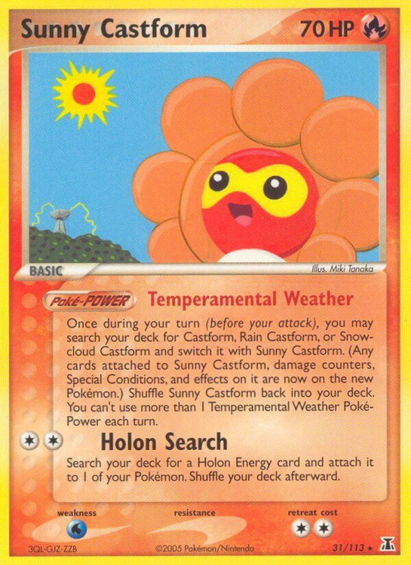 Sunny Castform - 31/113 - Rare available at 401 Games Canada