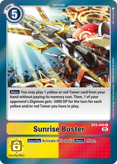 Sunrise Buster - BT9-099 - Rare available at 401 Games Canada