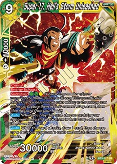 Super 17, Hell's Storm Unleashed - BT9-117 - Super Rare available at 401 Games Canada