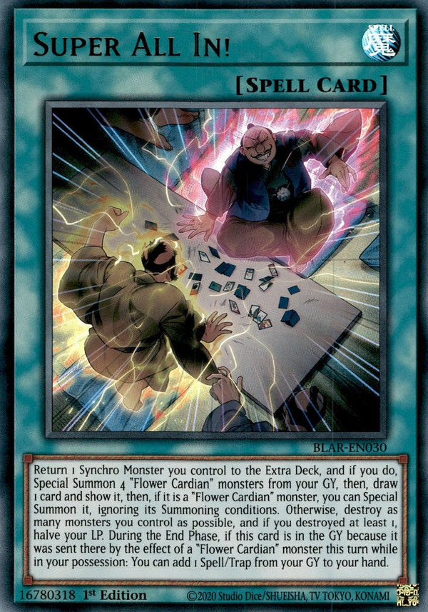 Super All In! - BLAR-EN030 - Ultra Rare - 1st Edition available at 401 Games Canada