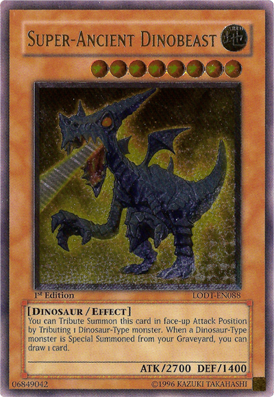 Super-Ancient Dinobeast - LODT-EN088 - Ultimate Rare - 1st Edition available at 401 Games Canada