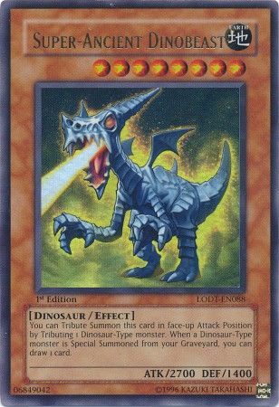 Super-Ancient Dinobeast - LODT-EN088 - Ultra Rare - 1st Edition available at 401 Games Canada