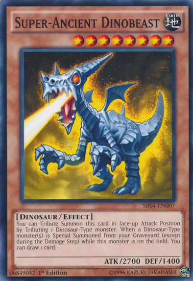 Super-Ancient Dinobeast - SR04-EN007 - Common - 1st Edition available at 401 Games Canada