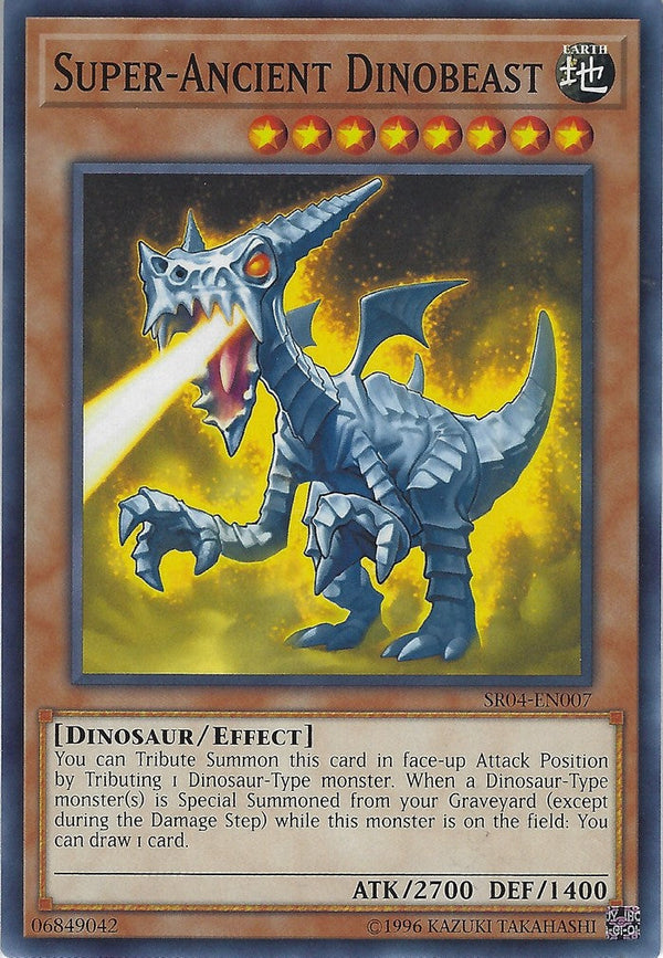 Super-Ancient Dinobeast - SR04-EN007 - Common - Unlimited available at 401 Games Canada