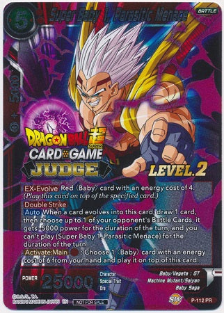 Super Baby 1, Parasitic Menace - P-112 - Judge Level 2 Promo (Foil) available at 401 Games Canada