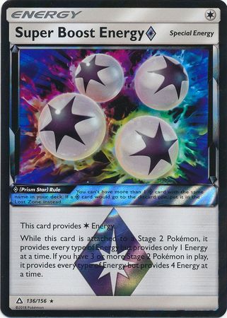 Super Boost Energy Prism Star - 136/156 - Holo Rare available at 401 Games Canada