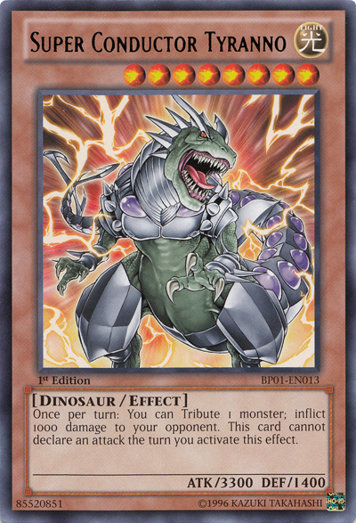 Super Conductor Tyranno - BP01-EN013 - Rare - 1st Edition available at 401 Games Canada