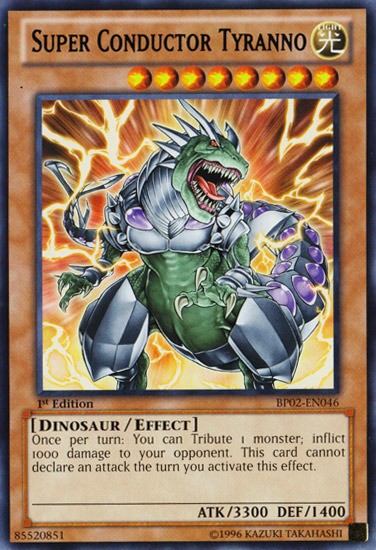 Super Conductor Tyranno - BP02-EN046 - Rare - 1st Edition available at 401 Games Canada