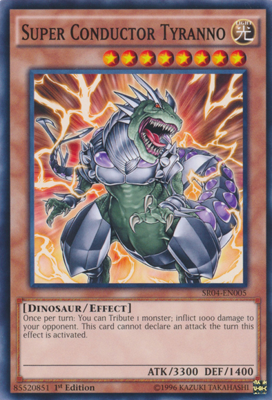 Super Conductor Tyranno - SR04-EN005 - Common - 1st Edition available at 401 Games Canada