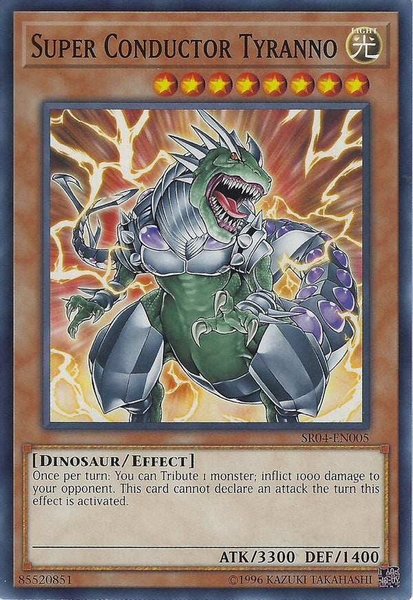 Super Conductor Tyranno - SR04-EN005 - Common - Unlimited available at 401 Games Canada