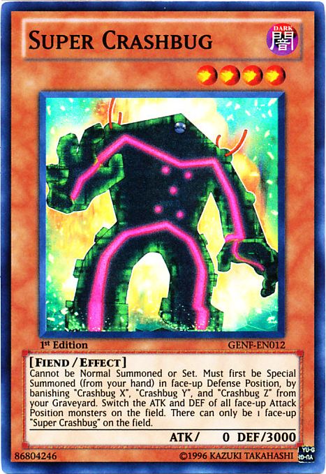 Super Crashbug - GENF-EN012 - Super Rare - 1st Edition available at 401 Games Canada