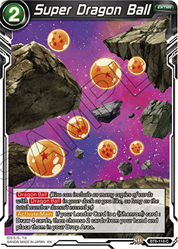 Super Dragon Ball - BT6-118 - Common available at 401 Games Canada