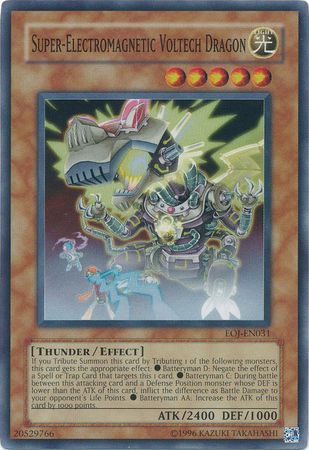 Super-Electromagnetic Voltech Dragon - EOJ-EN031 - Super Rare - Unlimited available at 401 Games Canada