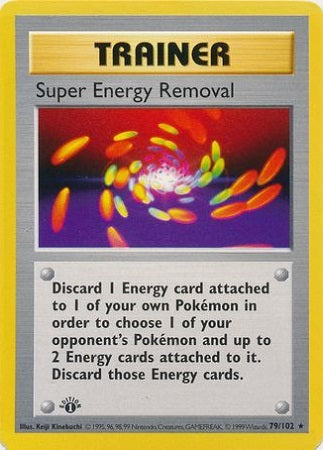 Super Energy Removal - 79/102 - Rare - 1st Edition available at 401 Games Canada