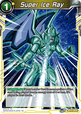 Super Ice Ray - BT11-120 - Rare (FOIL) (Reprint) available at 401 Games Canada