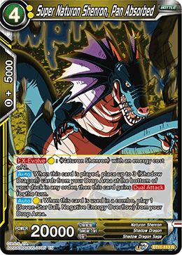 Super Naturon Shenron, Pan Absorbed - BT11-113 - Rare (FOIL) (Reprint) available at 401 Games Canada