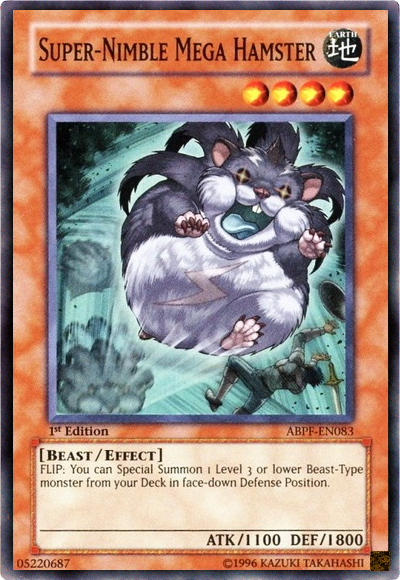 Super-Nimble Mega Hamster - ABPF-EN083 - Super Rare - 1st Edition available at 401 Games Canada