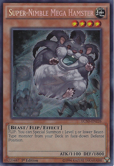 Super-Nimble Mega Hamster - LC5D-EN226 - Secret Rare - 1st Edition available at 401 Games Canada