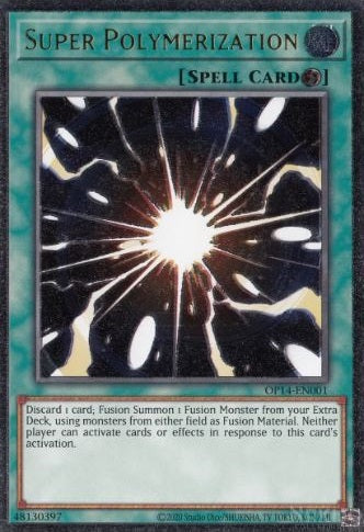 Super Polymerization - OP14-EN001 - Ultimate Rare available at 401 Games Canada