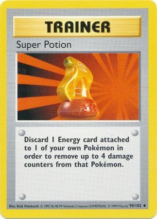 Super Potion - 90/102 - Uncommon - Shadowless available at 401 Games Canada