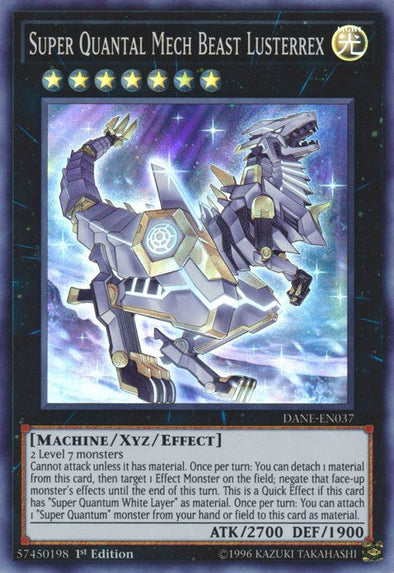 Super Quantal Mech Beast Lusterrex - DANE-EN037 - Super Rare - 1st Edition available at 401 Games Canada