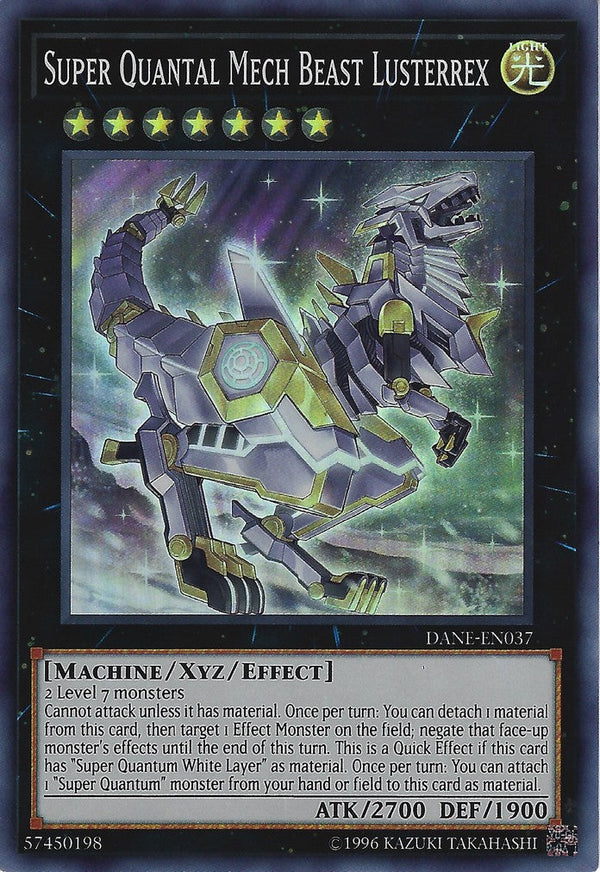 Super Quantal Mech Beast Lusterrex - DANE-EN037 - Super Rare - Unlimited available at 401 Games Canada