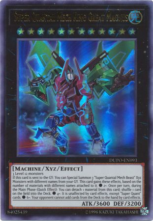 Super Quantal Mech King Great Magnus - DUPO-EN093 - Ultra Rare - Unlimited available at 401 Games Canada