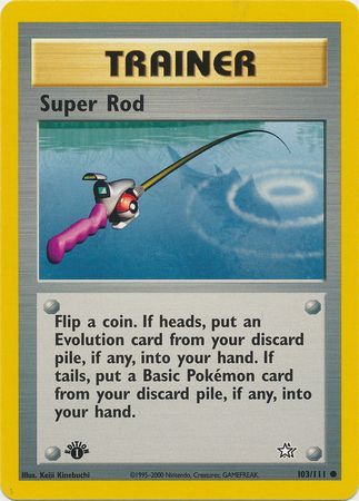 Super Rod - 103/111 - Common - 1st Edition available at 401 Games Canada