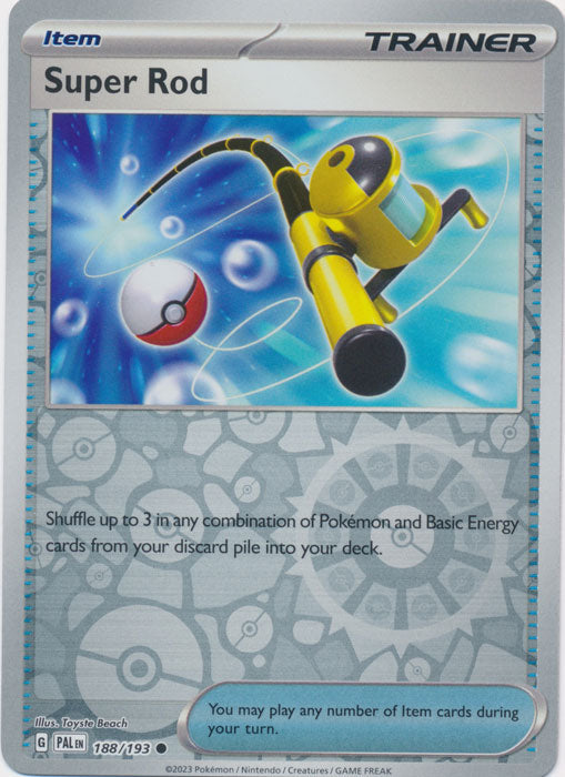 Super Rod - 188/193 - Common - Reverse Holo available at 401 Games Canada