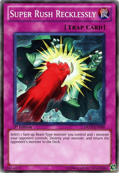 Super Rush Recklessly - DREV-EN089 - Super Rare - 1st Edition available at 401 Games Canada