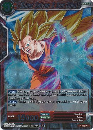 Super Saiyan 3 Son Goku - P-003 - Promo (Foil) available at 401 Games Canada