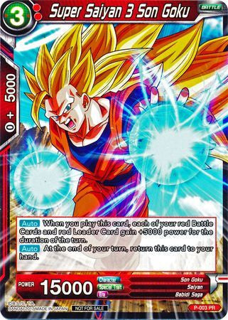 Super Saiyan 3 Son Goku - P-003 - Promo available at 401 Games Canada