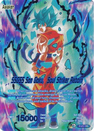 Super Saiyan God Son Goku // SSGSS Son Goku, Soul Striker Reborn - P-211 - Promo (Collector's Selection Vol. 2) available at 401 Games Canada